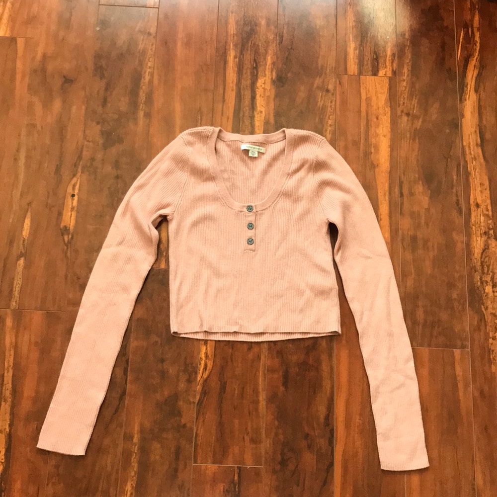 American Eagle ribbed crop top